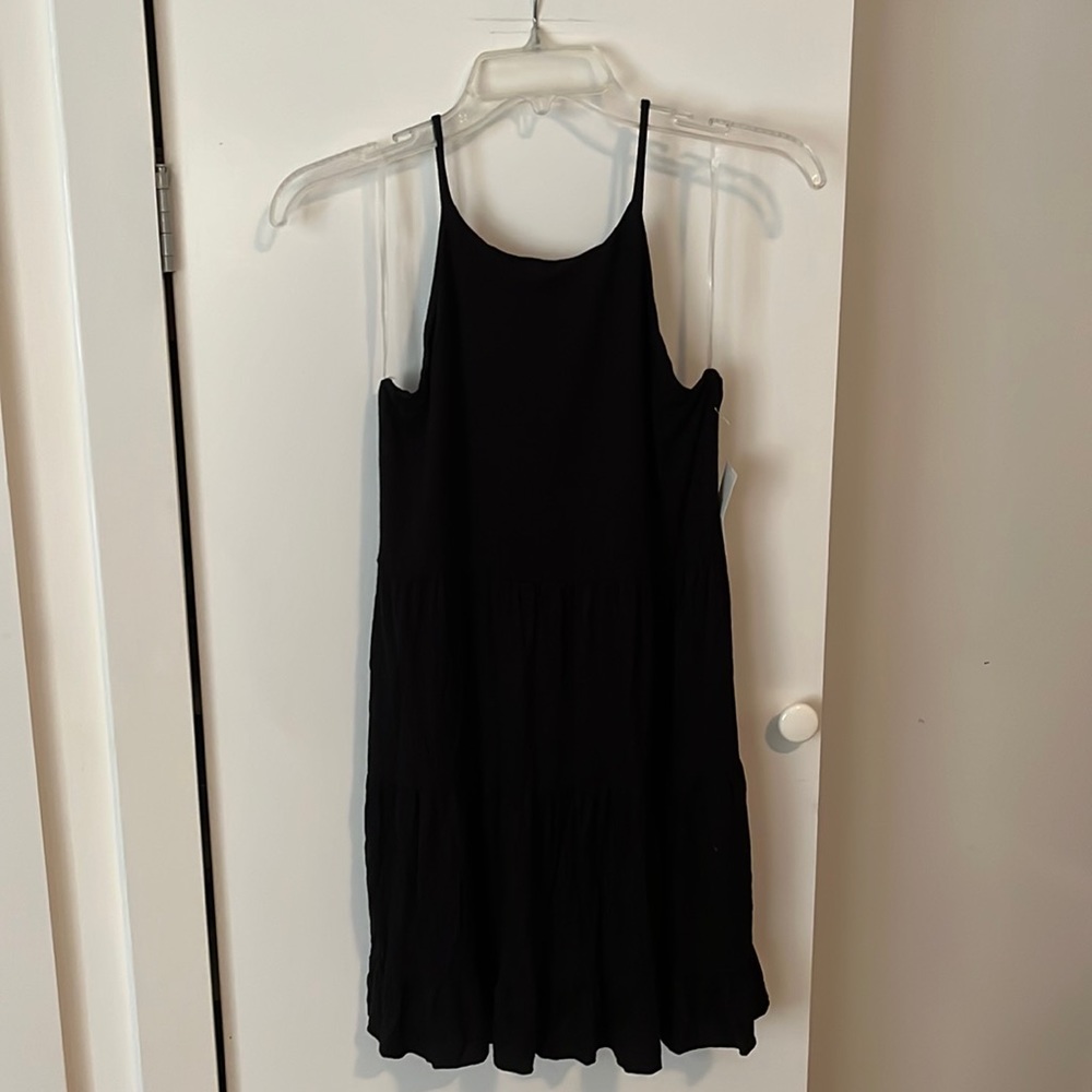 NWT Francesca’s Black Jersey Sundress